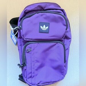 ADIDAS Originals Utility 4 Sling Bag Aurora Plum Purple/Black NWT